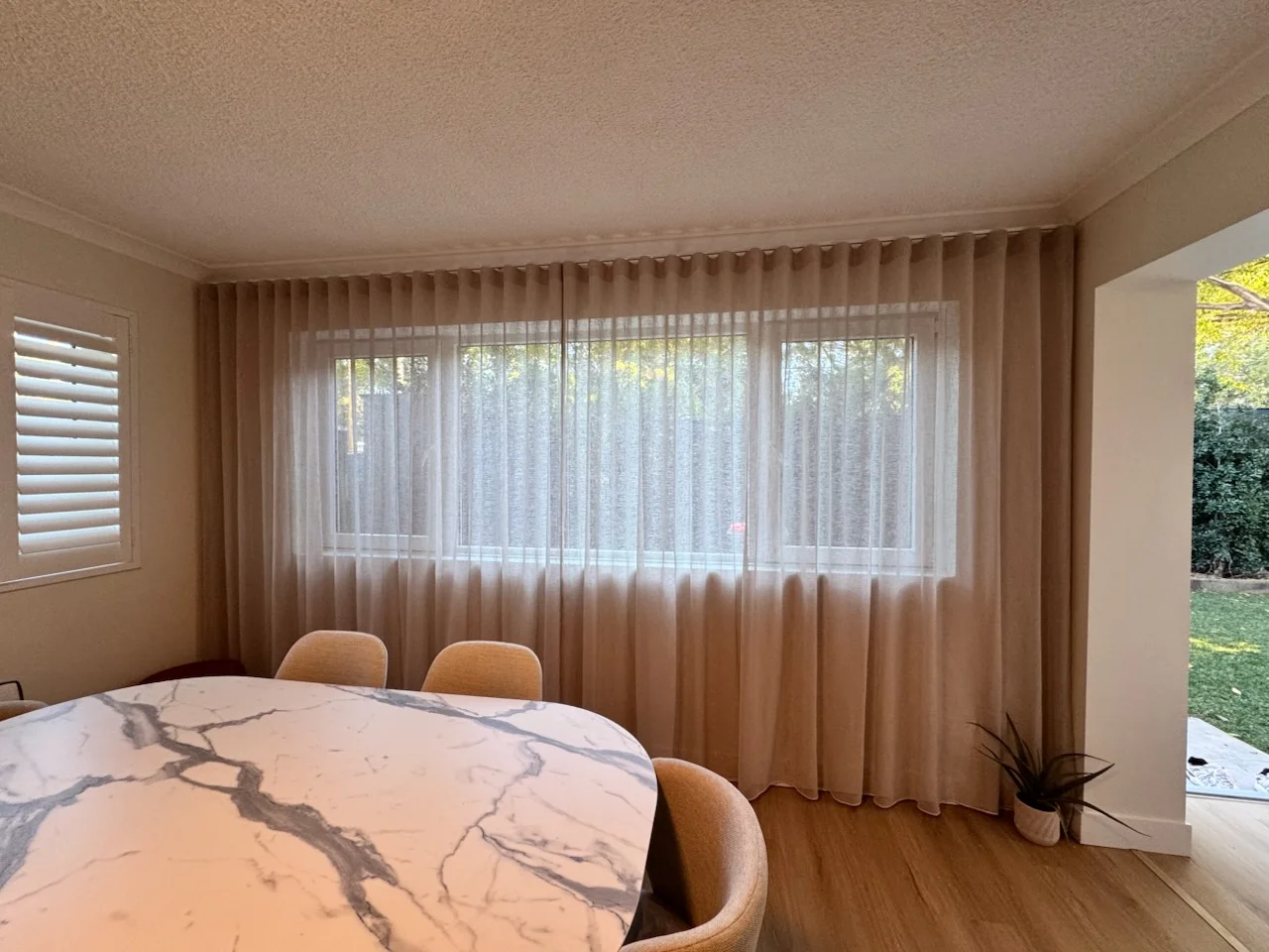 curtain- sfold-sheer-dining-Annerley-1 — Curtains Sfold Sheer — dining — curtains