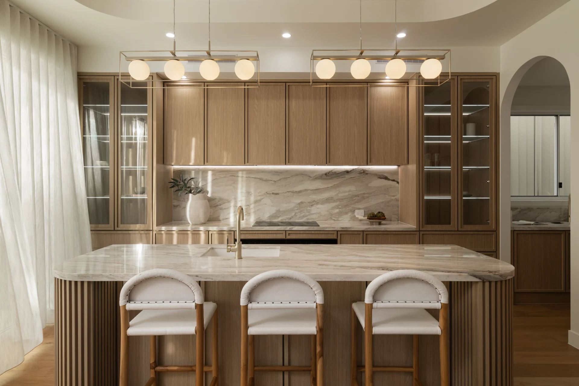 motorized-sfold-swave-sheer-curtains-dining-camp-hill-1 — Curtains sheer curtain Sheer — dining — curtains