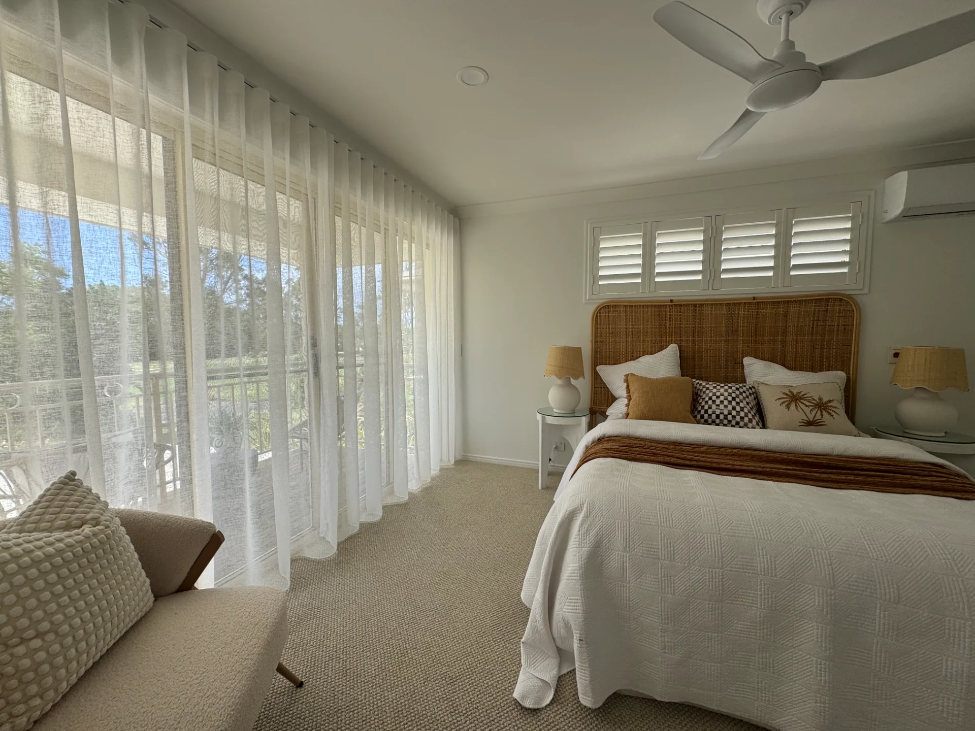 sheer-curtains-bedroom-southport-1 — Curtains Sheer — bedroom — curtains