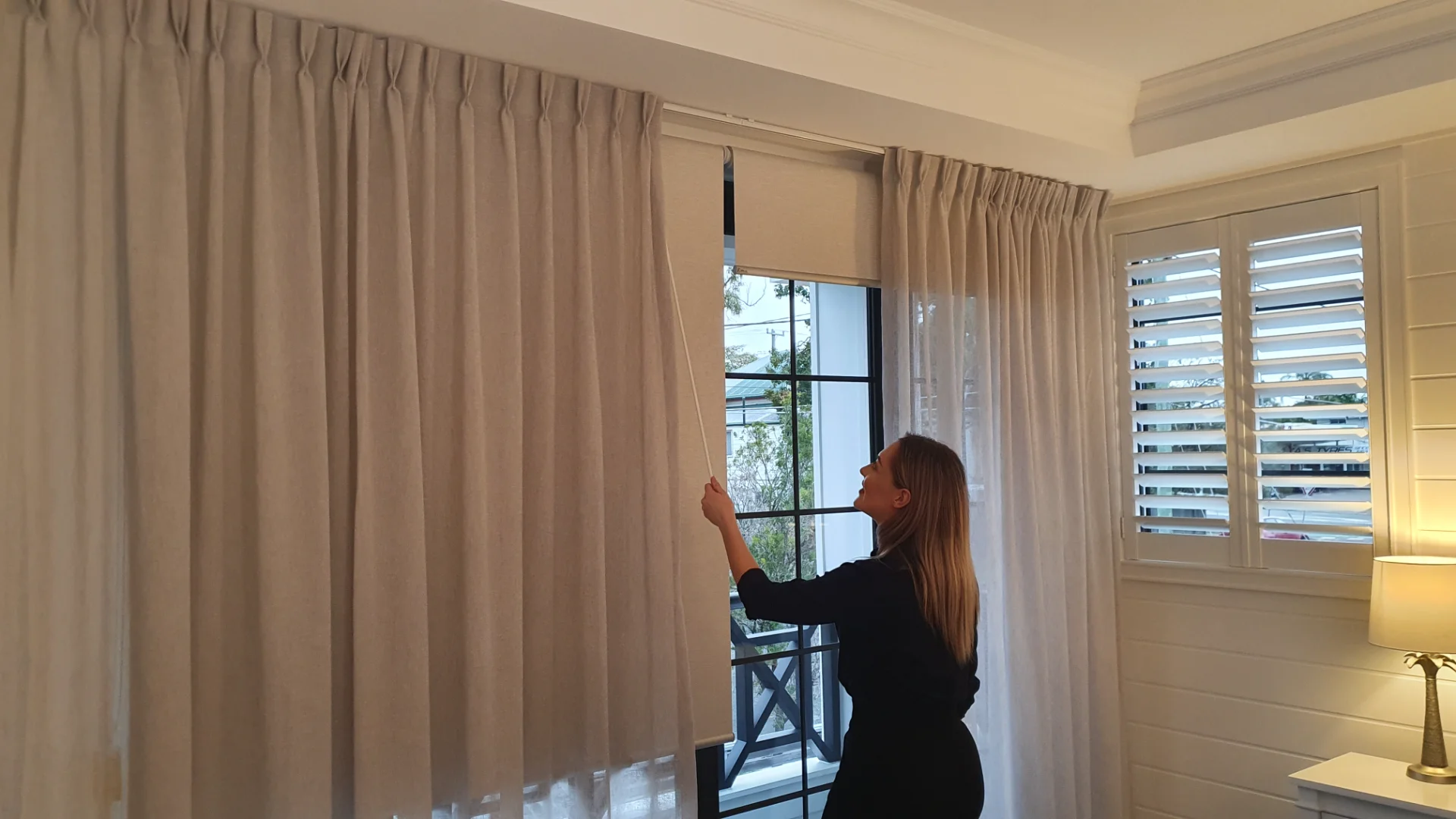 bedroom-curtains-shutters-Camp-Hill-blinds-1 — Curtains shutter, curtains and blinds shutters with curtains — curtains and blinds — curtains