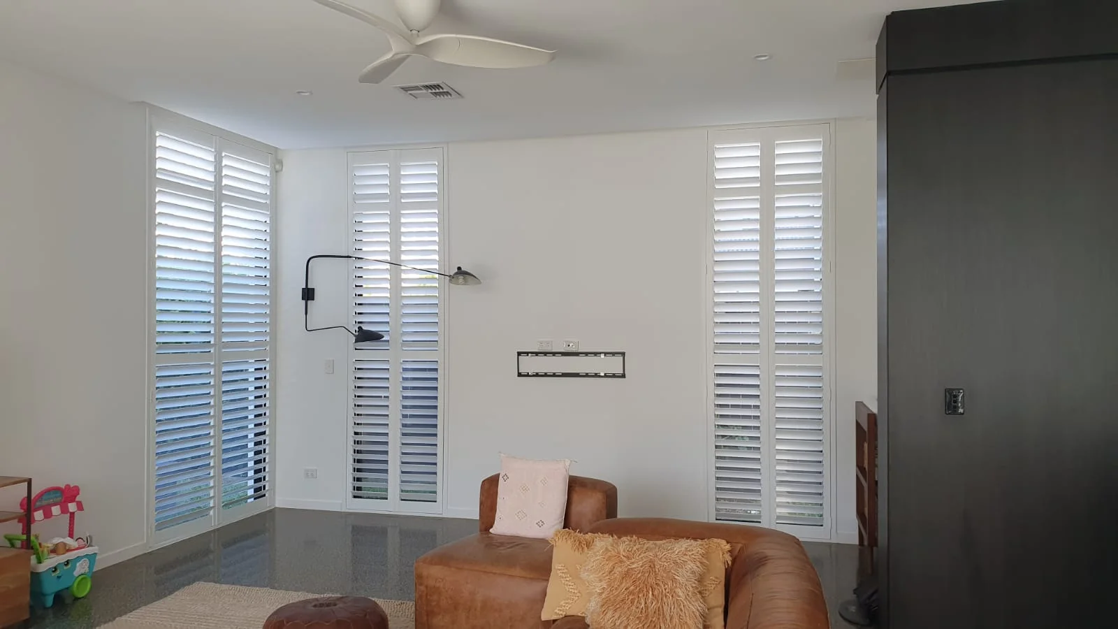 3M-two-midrail-shutters-hinged-brisbane-1 — Shutter Hinged 3M two midrail shutters — living — shutters