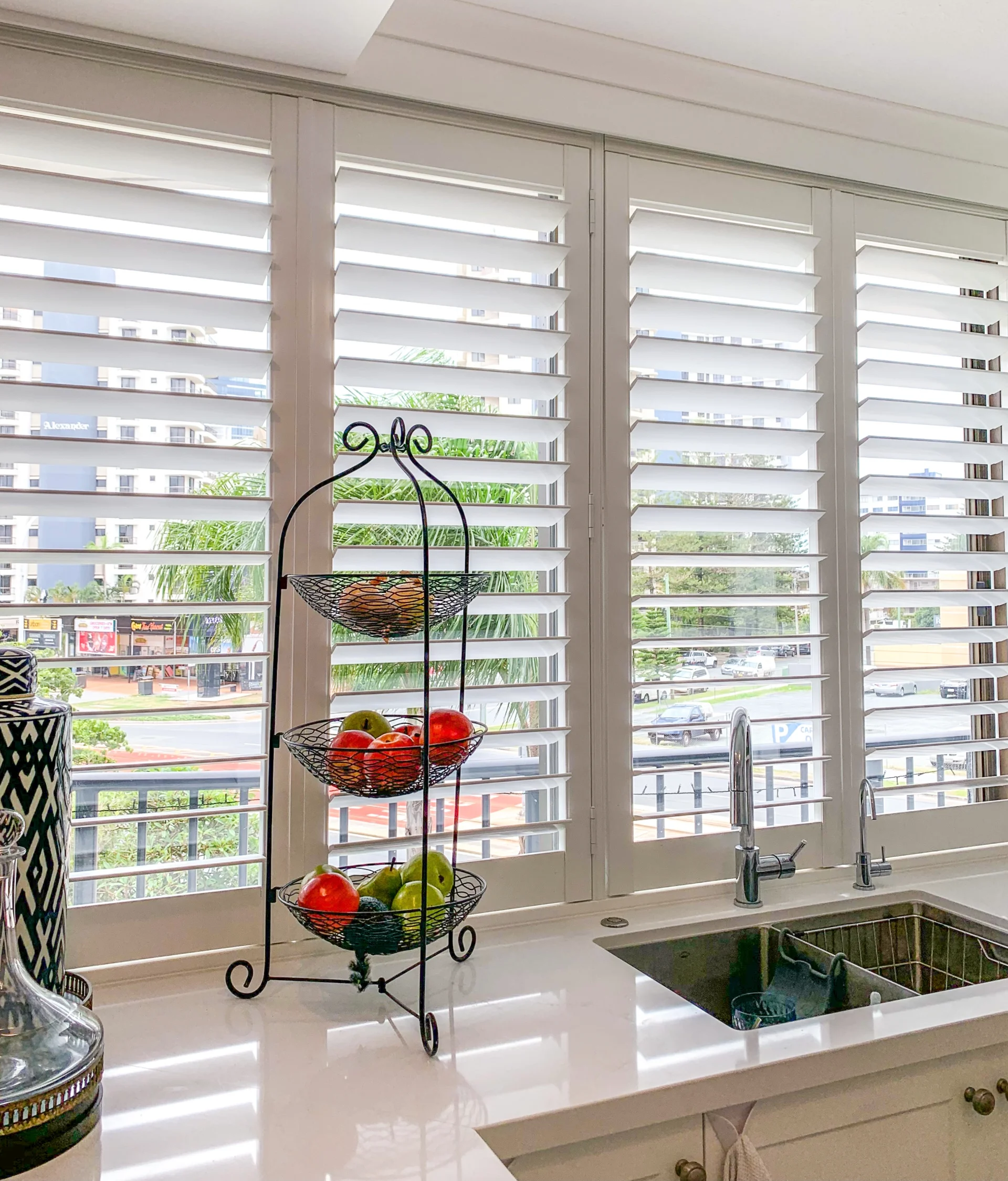 four-panel-hinged-shutters-kitchen-surfers-paradise-1 — Shutter Hinged L-TL-DRT-R — kitchen — shutters