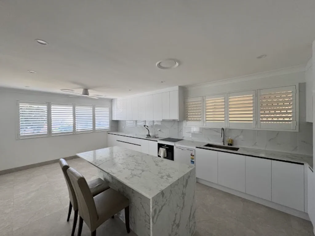 kitchen — Shutter Hinged — living — shutters